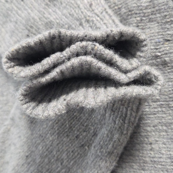 Patagonia Off Country Gray 80% Merino Knit Hoodie - Picture 6 of 16
